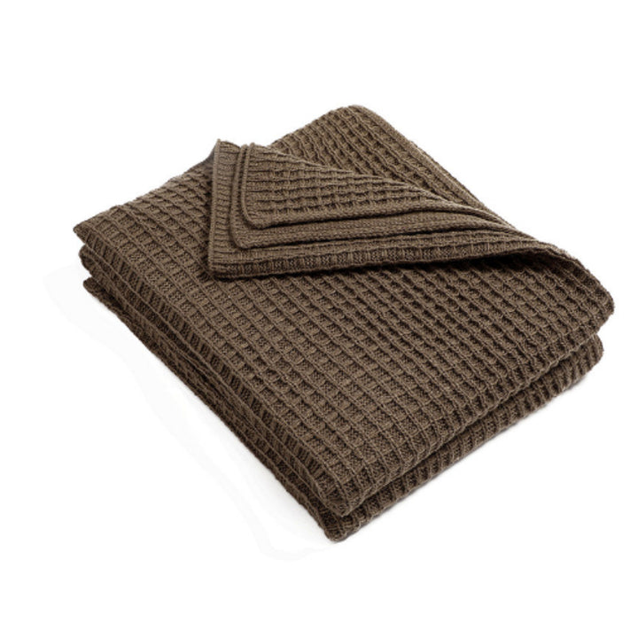 Women knitted throw blanket Kalsten