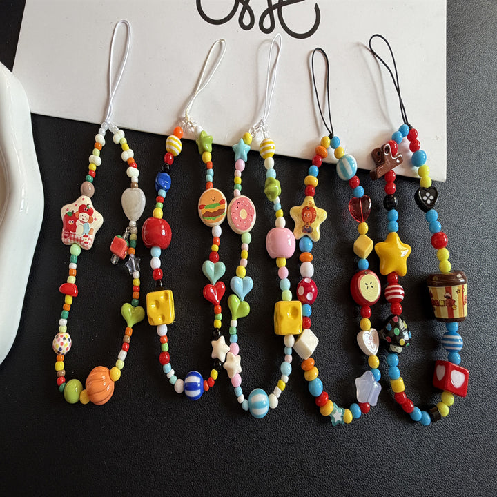 Playful Themed Beaded Eyewear Holder Kalsten