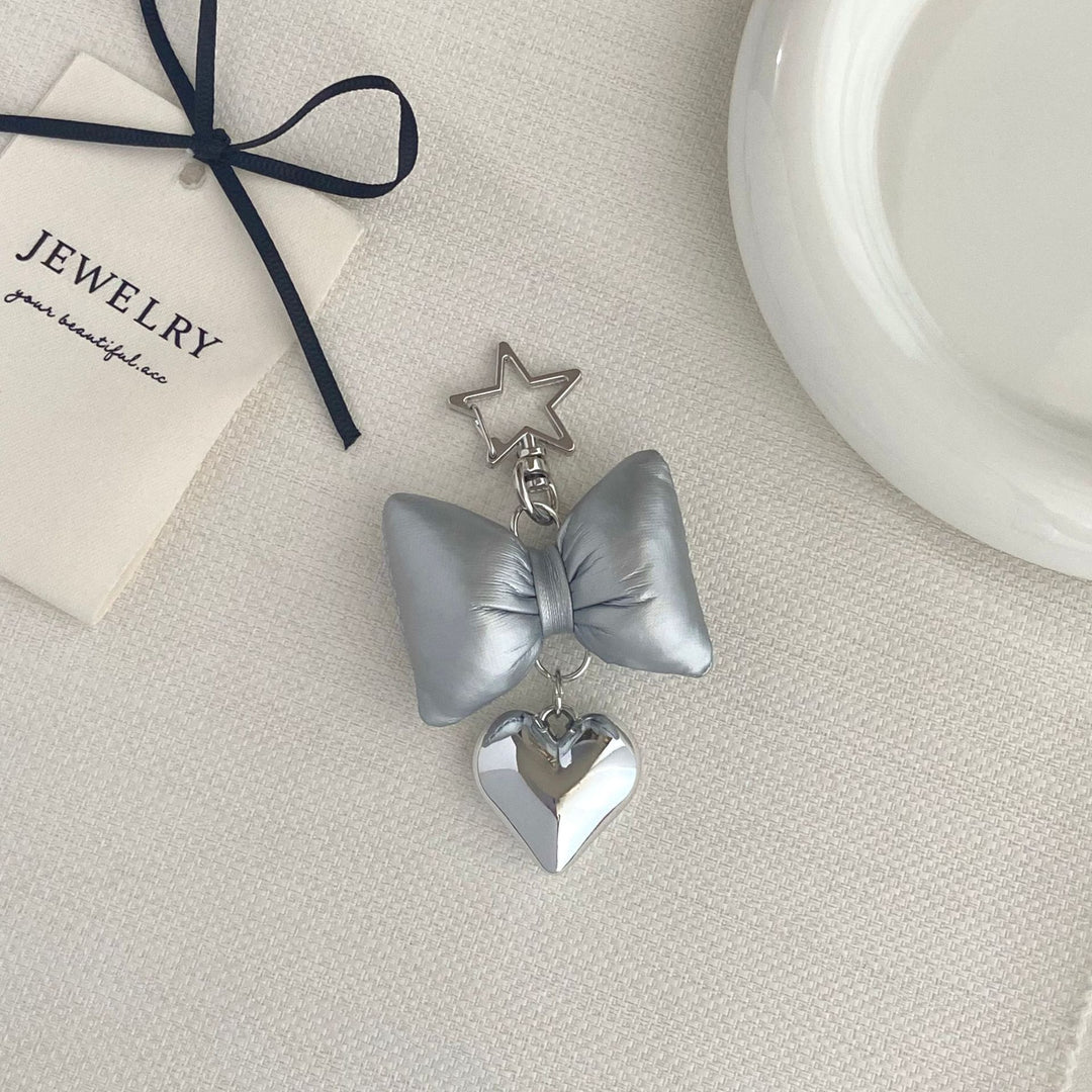 Bow-Shaped Charm Keychain Kalsten