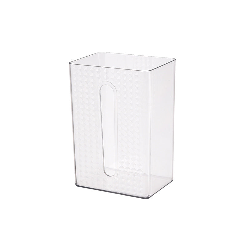 Multifunctional portrait acrylic storage container with viewing slot
