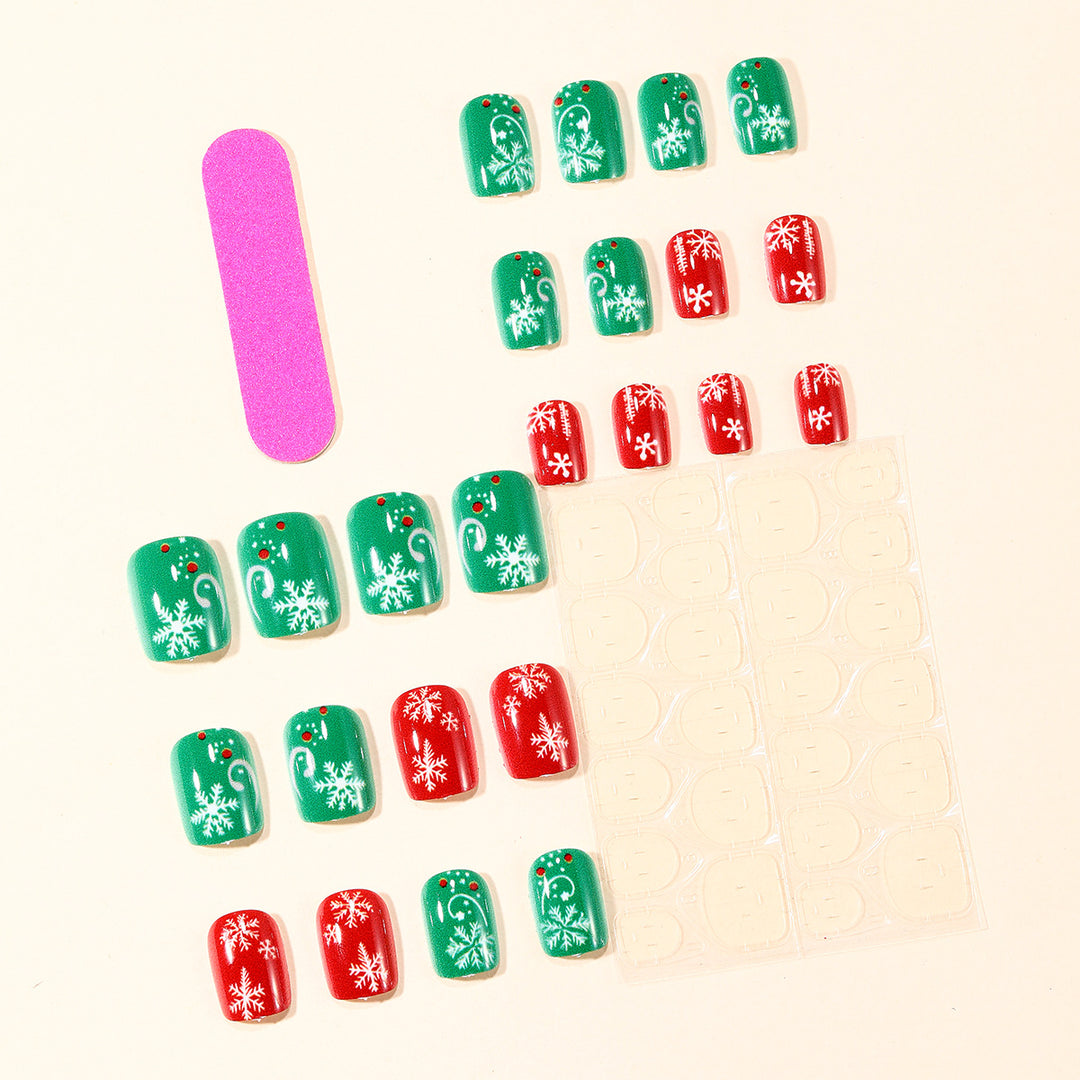 Festive Holiday-Themed Nail Art Extensions Kalsten 1789713261
