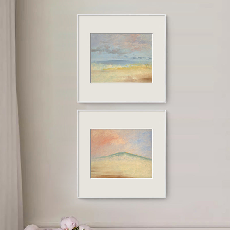 Framed Beach Landscape Artwork
