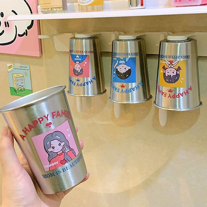 Wall-mounted cup with playful design Kalsten