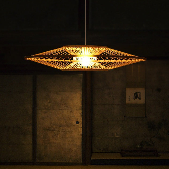 Geometric Pattern Pendant Light