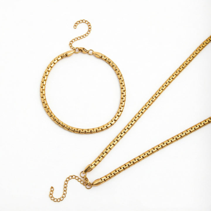 Stylish Chain Necklace Set Kalsten