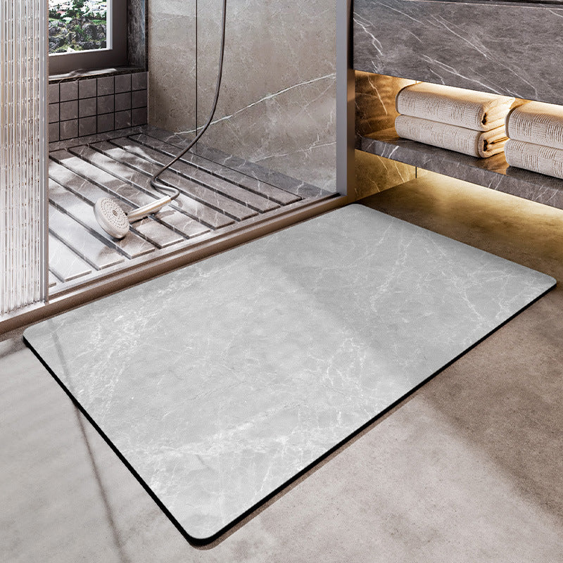 Marble Pattern Bath Mat Kalsten