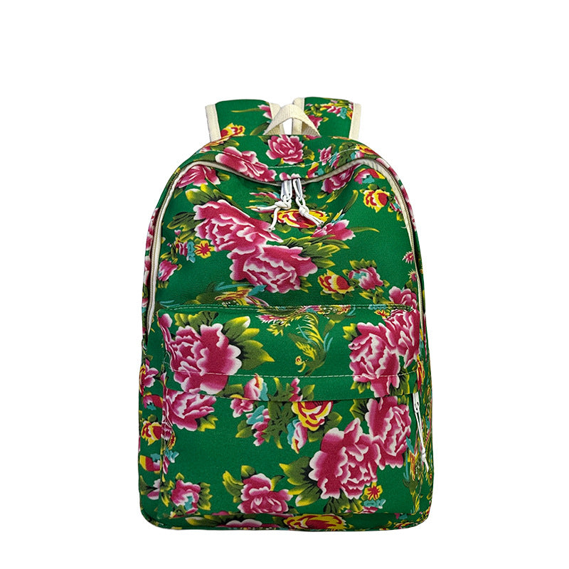 Floral Patterned Everyday Backpack Kalsten