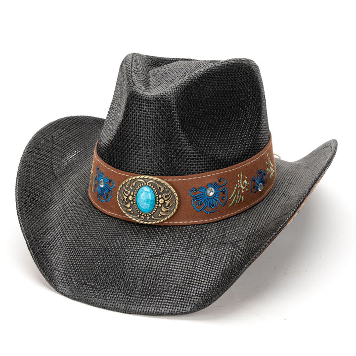 Straw Short Brim Cowboy Hat – Western Style | Kalsten