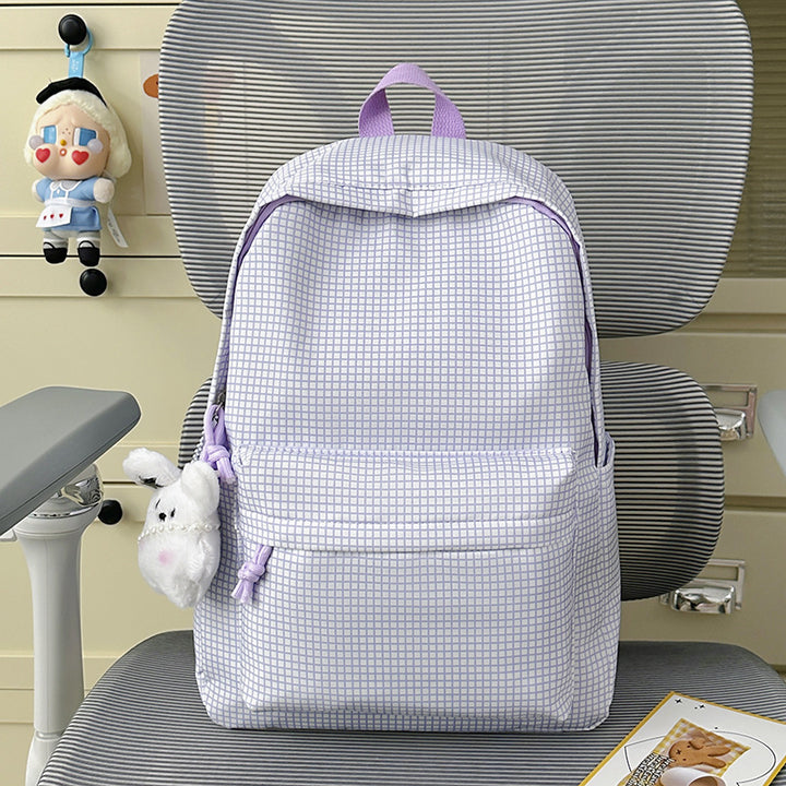 Textured Patterned Casual Backpack Kalsten