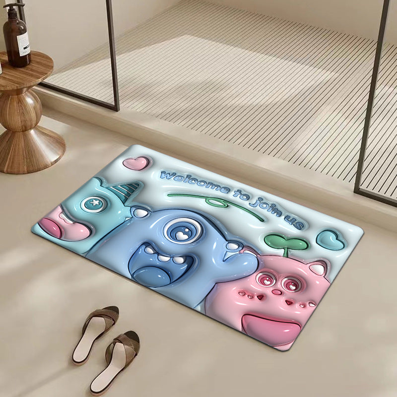 Fun Graphic Bath Mat