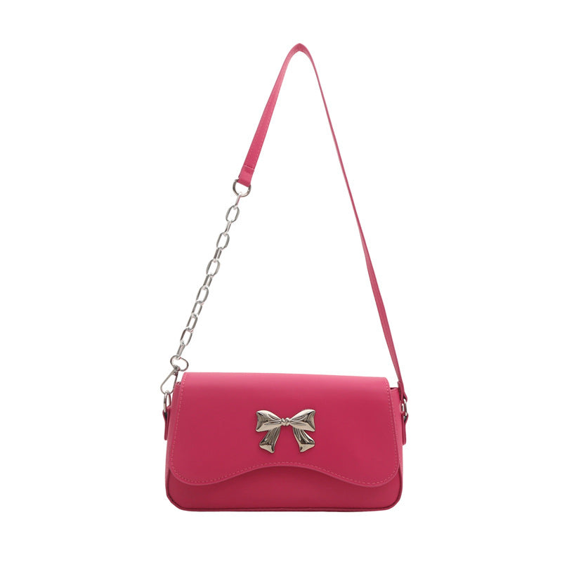 Elegant Bow-Detail Crossbody Bag