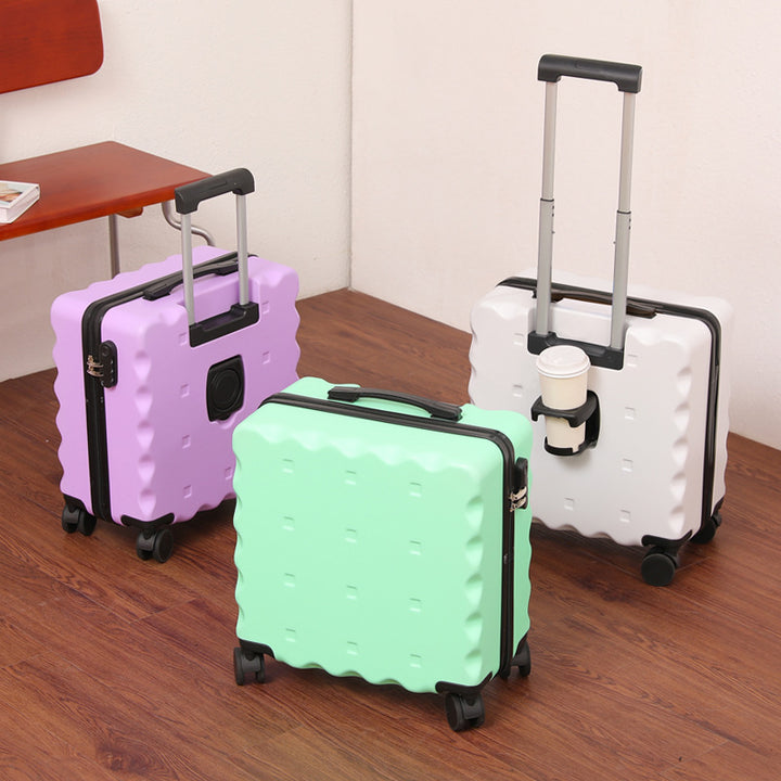 Innovative Beverage Holder Rolling Luggage Kalsten