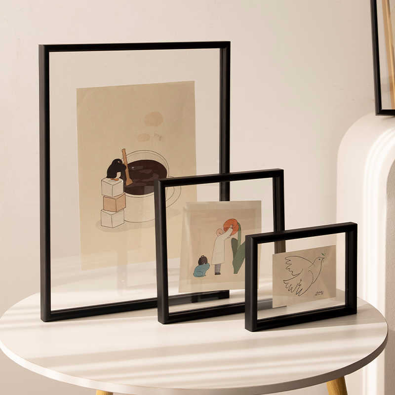 Heart-Shaped Botanical Illustration Frame for Home