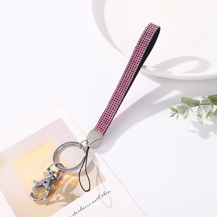 Rhinestone Accent Keychain Holder Kalsten