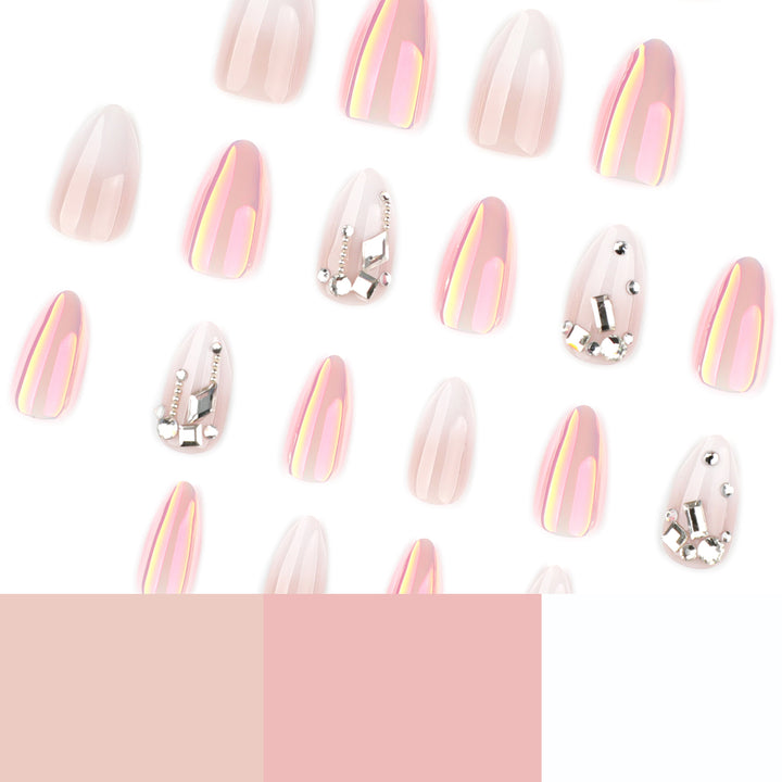 Artificial nails with elegant rhinestone accents Kalsten