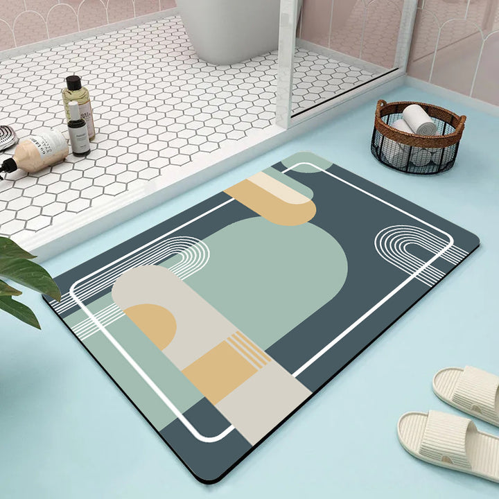 Abstract Geometric Bath Mat
