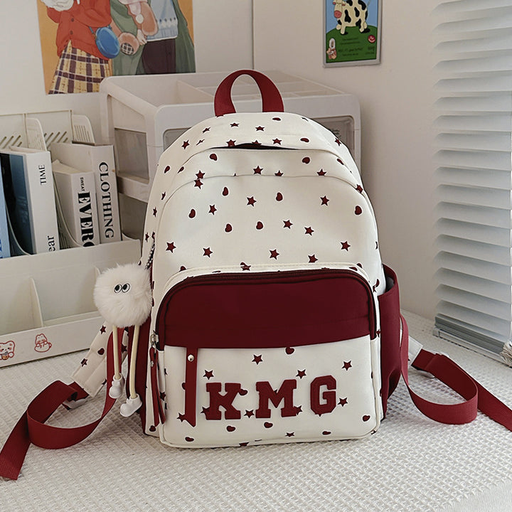 Casual Star-Patterned Backpack Kalsten 1791204760