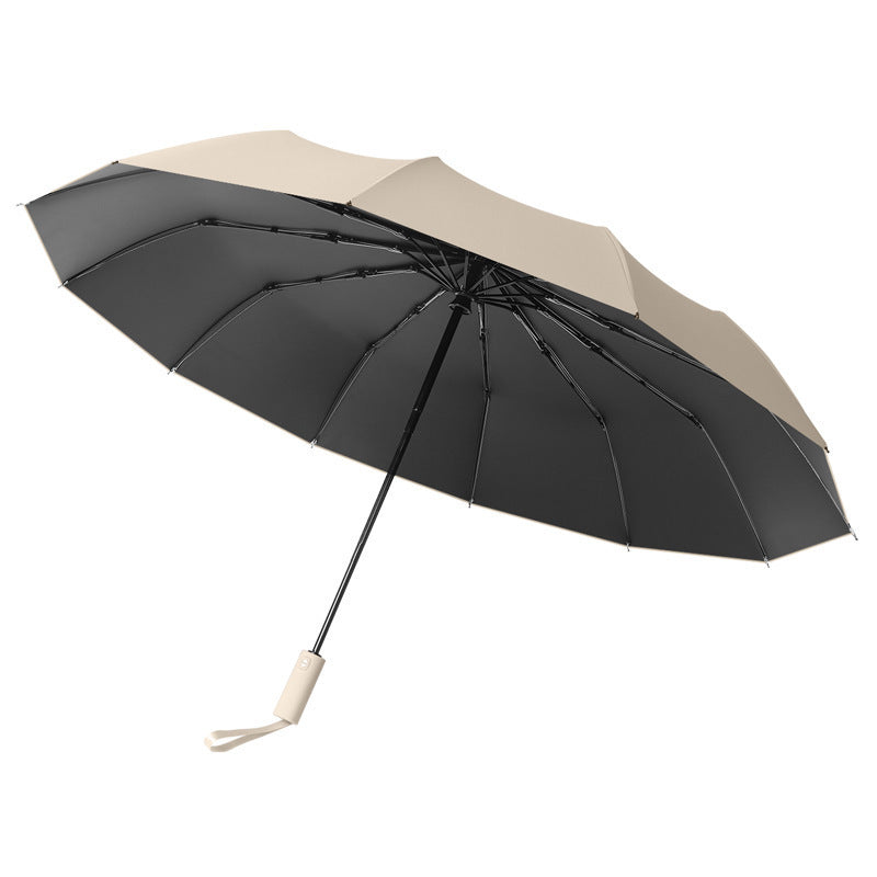 Women's elegant folding umbrella with non-slip grip and stylish cover Kalsten