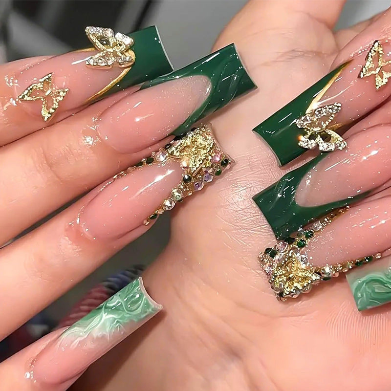 Decorative Press-On Nail Set Kalsten