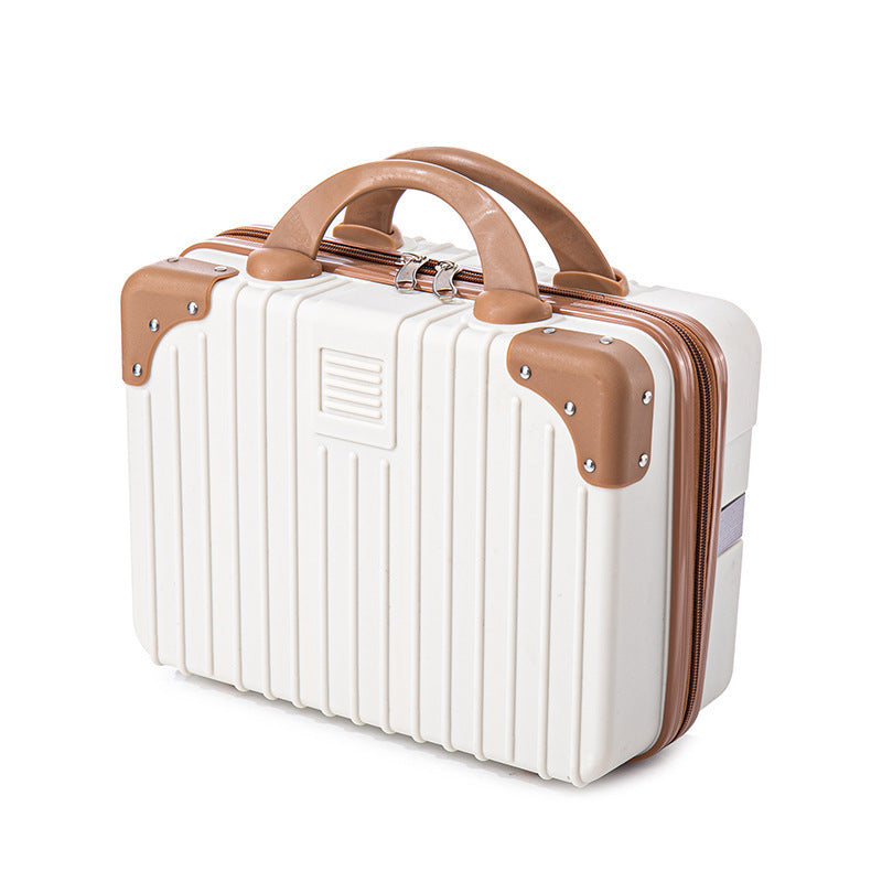hard-shell cosmetic travel case with double top handles and reinforced corner protectors Kalsten