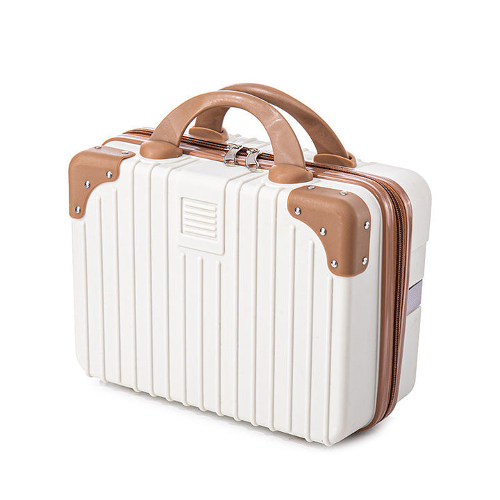 hard-shell cosmetic travel case with double top handles and reinforced corner protectors Kalsten