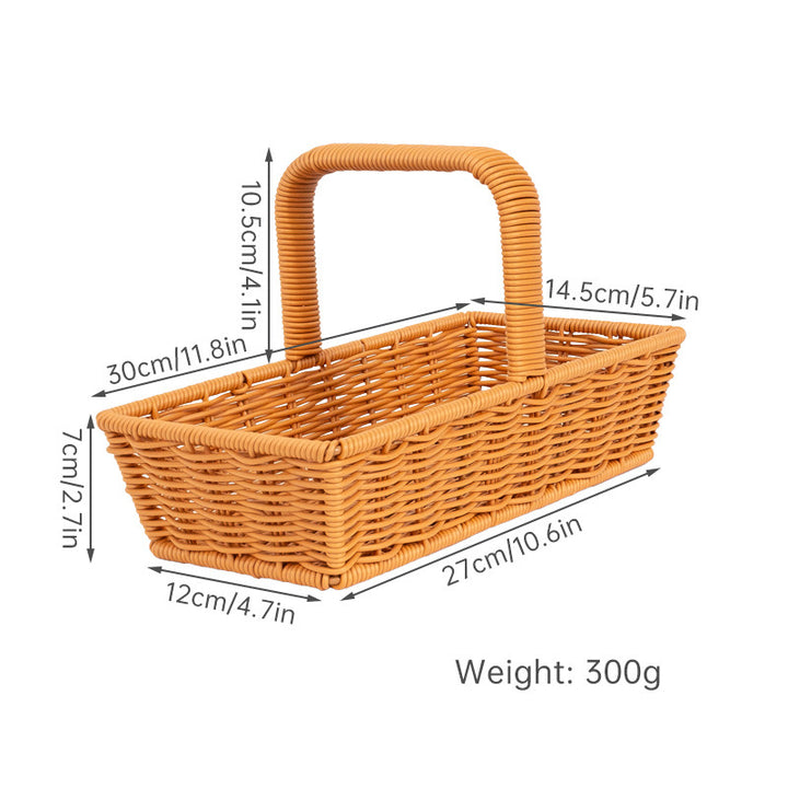 Handcrafted Wicker Storage Caddy Kalsten