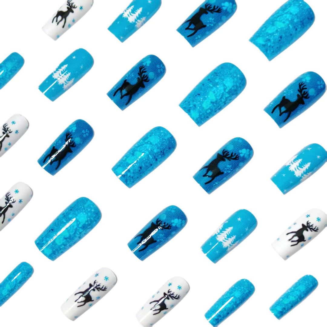 Seasonal Winter-Themed Nail Art Kalsten