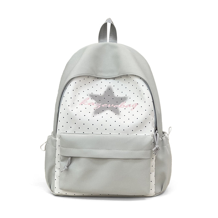 Stylish Star-Embellished Casual Backpack Kalsten