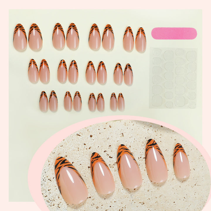 Decorative Stiletto Press-On Nail Set kalsten