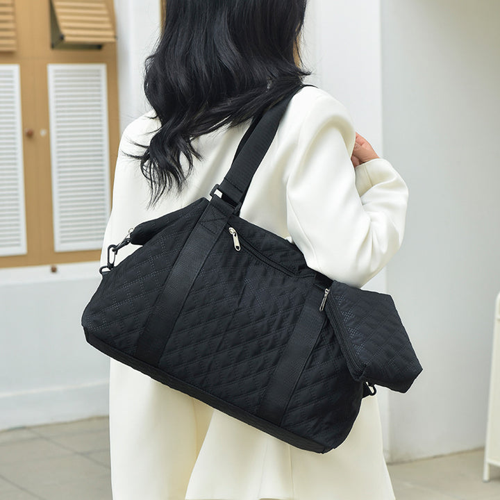 Multi-Functional Quilted Travel Duffle Bag Kalsten