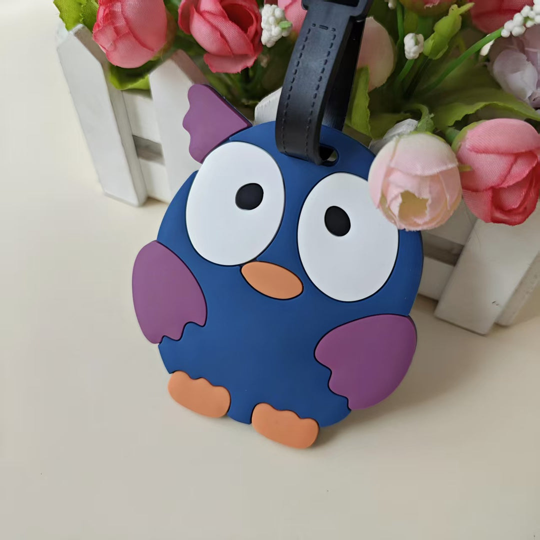Unisex Luggage Tag with Eye-Catching Safety Message Kalsten