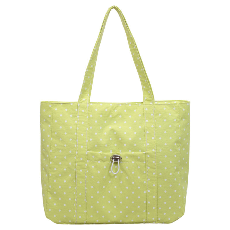 Versatile Polka Dot Tote Bag