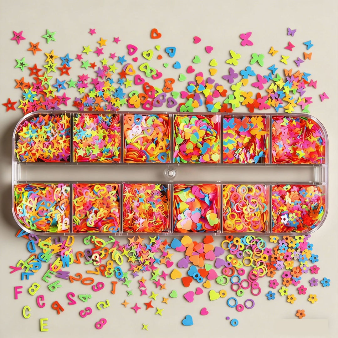 Colorful Nail Art Decoration Set