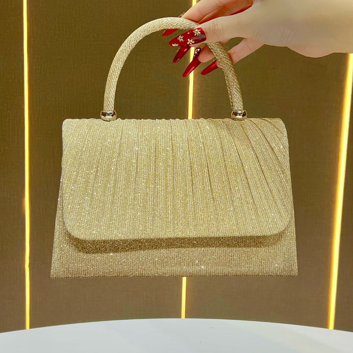 Pleated Evening Handbag