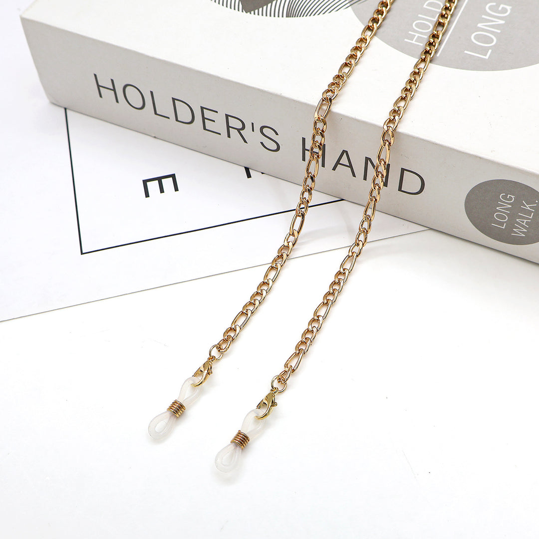 Elegant Cross-Embellished Eyewear Chain Kalsten