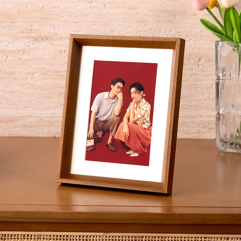 Elegant Natural Wood Photo Frame