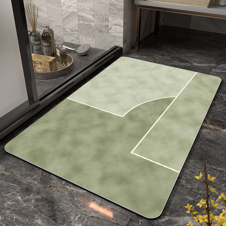 Abstract Modern Bath Mat Kalsten