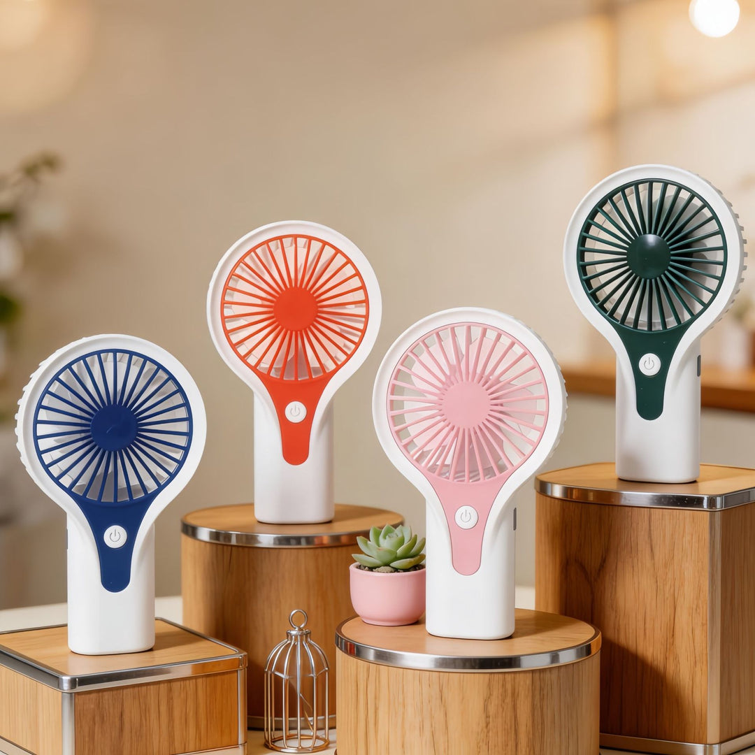 Women's Portable USB Hand Fan with Ergonomic Handle Kalsten