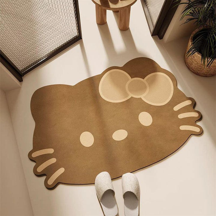 Cute Cat-Shaped Area Rug