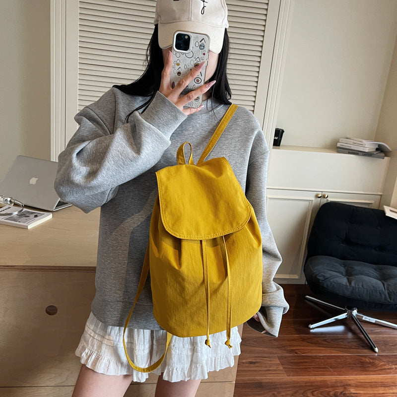 Everyday backpack with drawstring and padded shoulder straps Kalsten