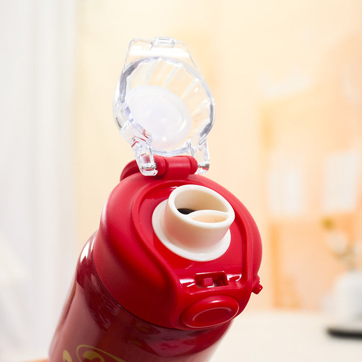 Stylish sports water bottle with practical spill protection Kalsten