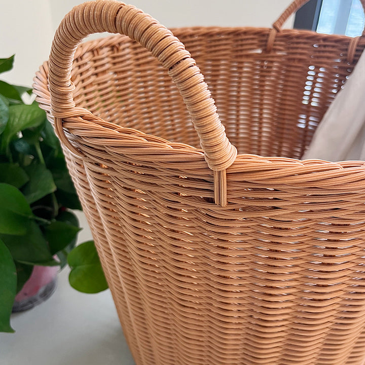 Women's Practical Storage Basket made of Woven Material Kalsten