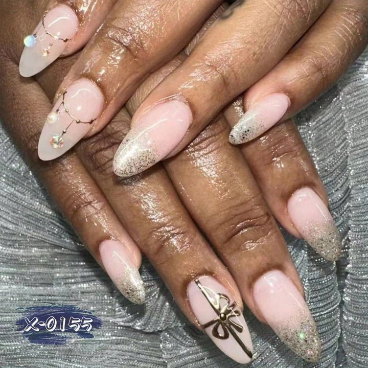 Nail Art Design Kit with Pearls and Glitter