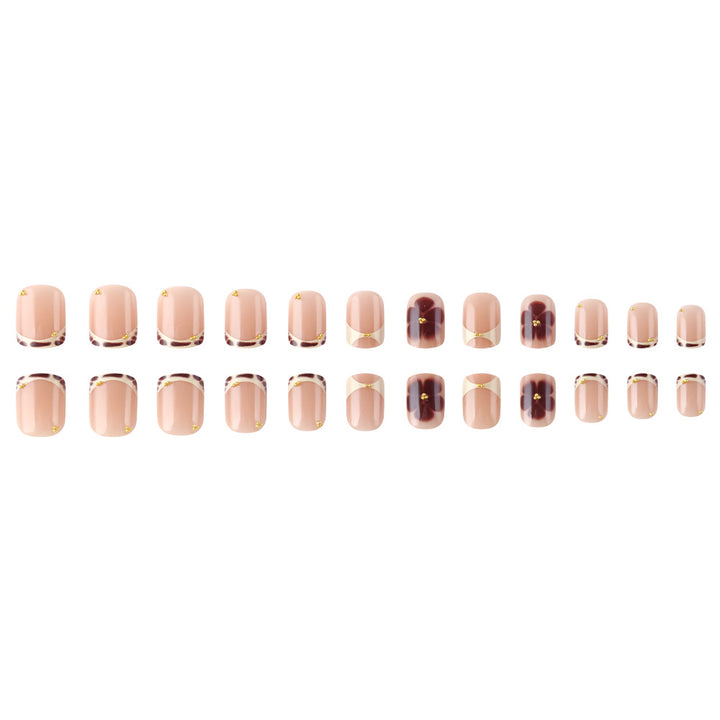 Elegant French Tip Press-On Nails Collection Kalsten