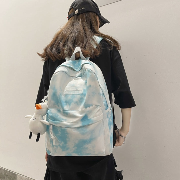 Cloud-Patterned Casual Backpack Kalsten