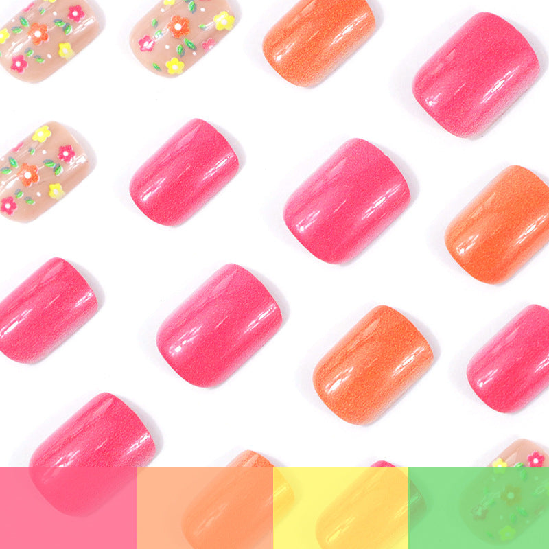 Trendy Floral Nail Art Design Kalsten