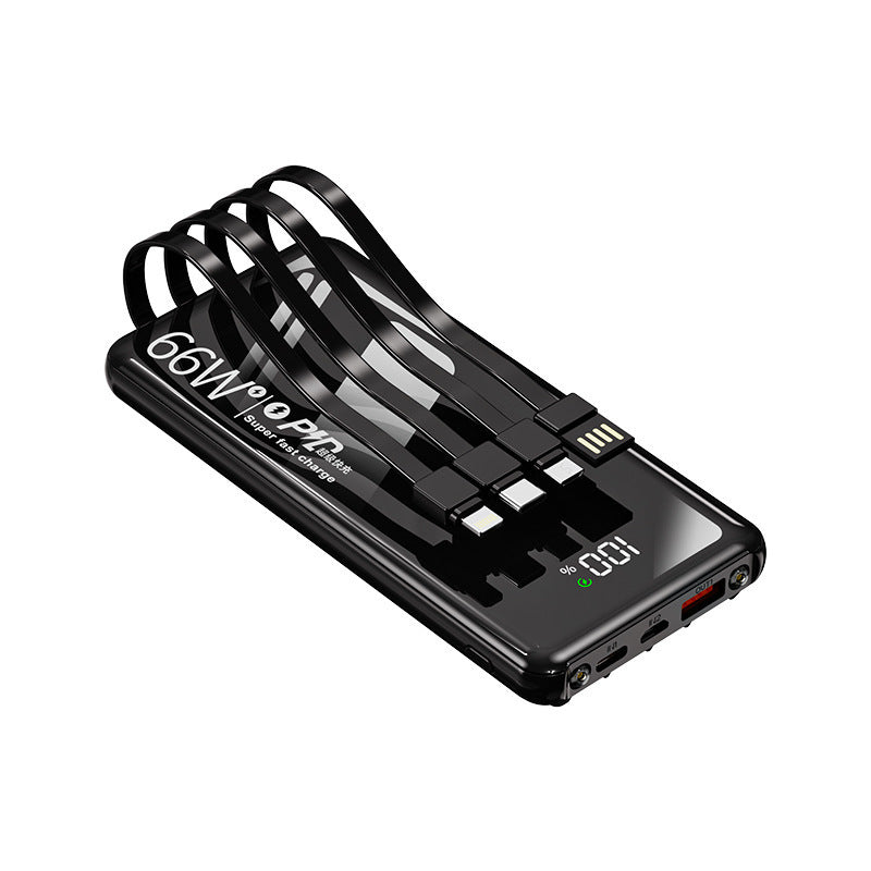 Portable power bank with integrated charging ports and high fast charging performance Kalsten