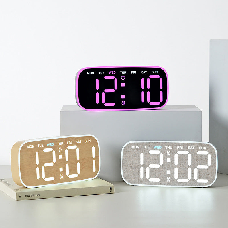 Digital Alarm Clock with Date and Day of the Week Display Kalsten