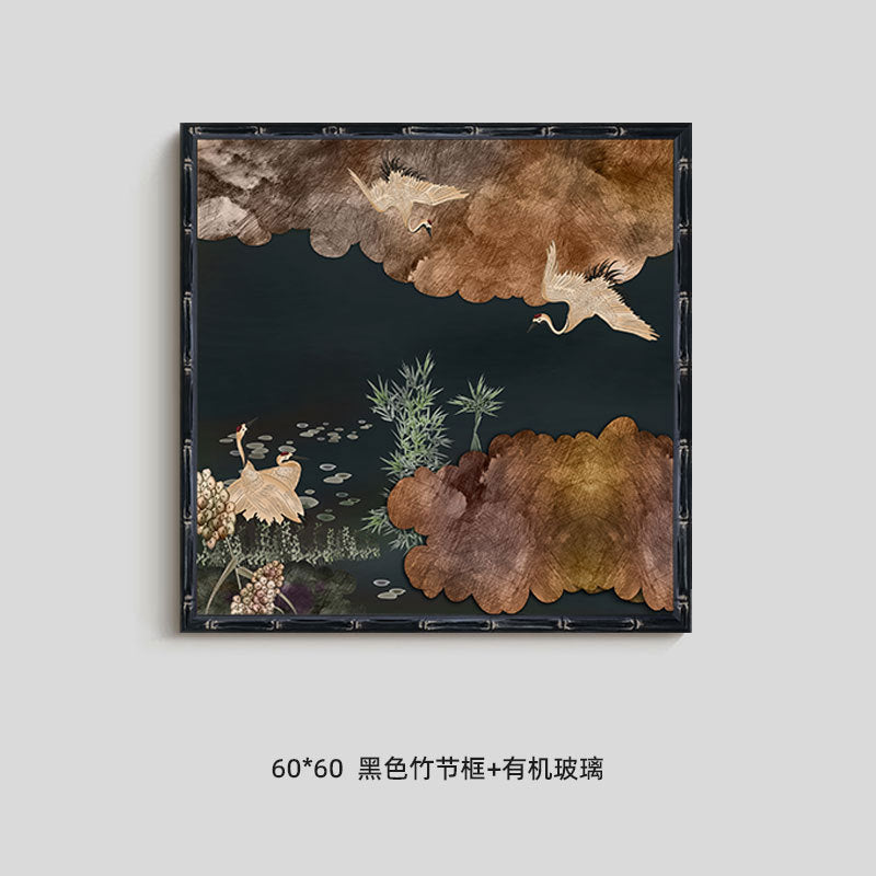 Artistic Crane Wall Art