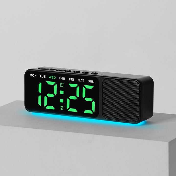 Digital LED alarm clock with multicolor lighting Kalsten
